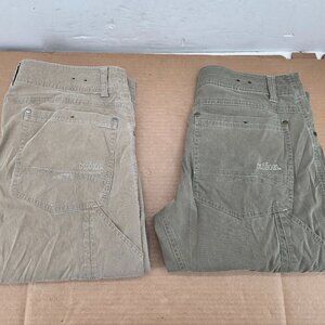 2 of Kuhl Revolvr Rogue Vintage Patina Dye Pants Mens Green Khaki Sz 34 X 34